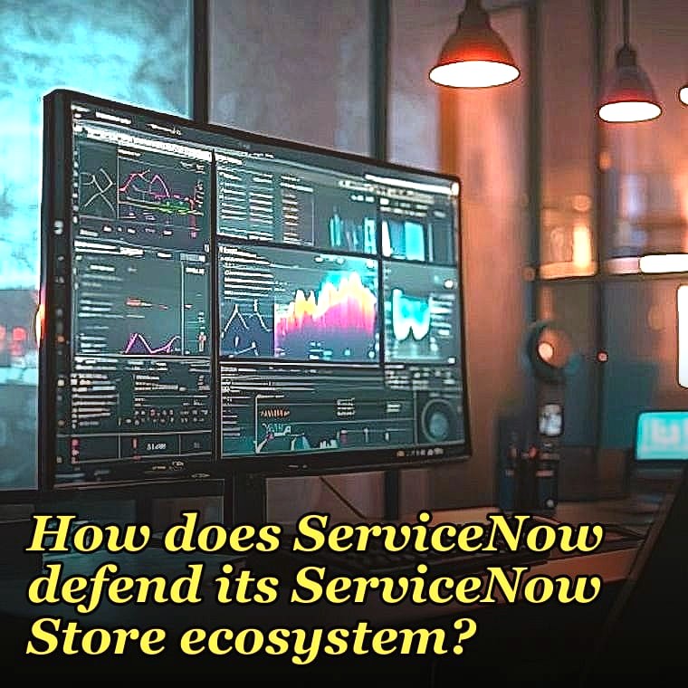 How does ServiceNow defend its ServiceNow Store ecosystem?