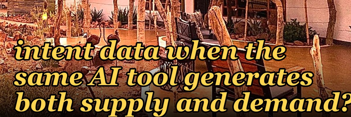 How do you validate 2027 intent data when the same AI tool generates both supply and demand?