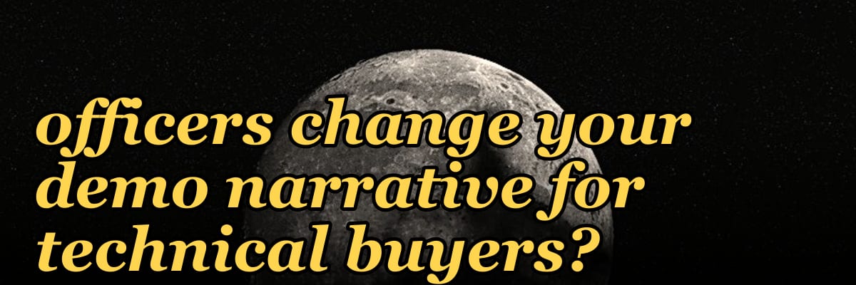 How does the 2027 rise of AI procurement officers change your demo narrative for technical buyers?