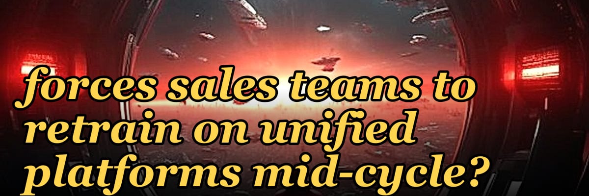 What new revenue leakages emerge when vendor consolidation forces sales teams to retrain on unified platforms mid-cycle?