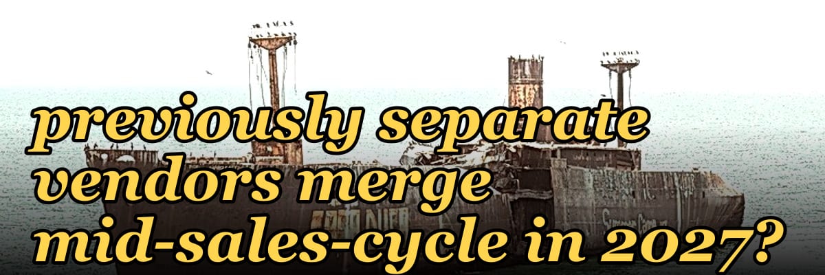 How do RevOps teams handle data migration friction when two previously separate vendors merge mid-sales-cycle in 2027?