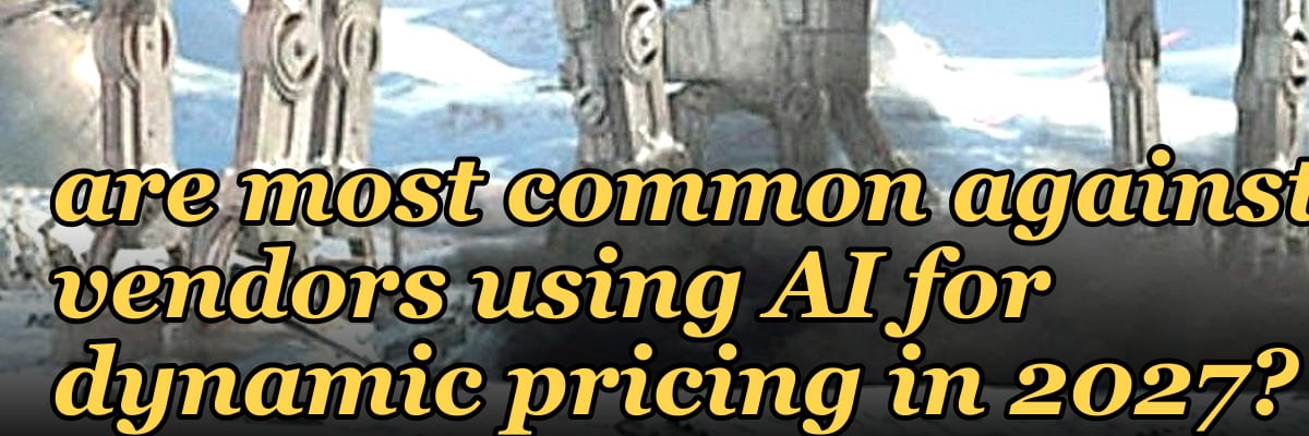 What specific objections from buying committees are most common against vendors using AI for dynamic pricing in 2027?