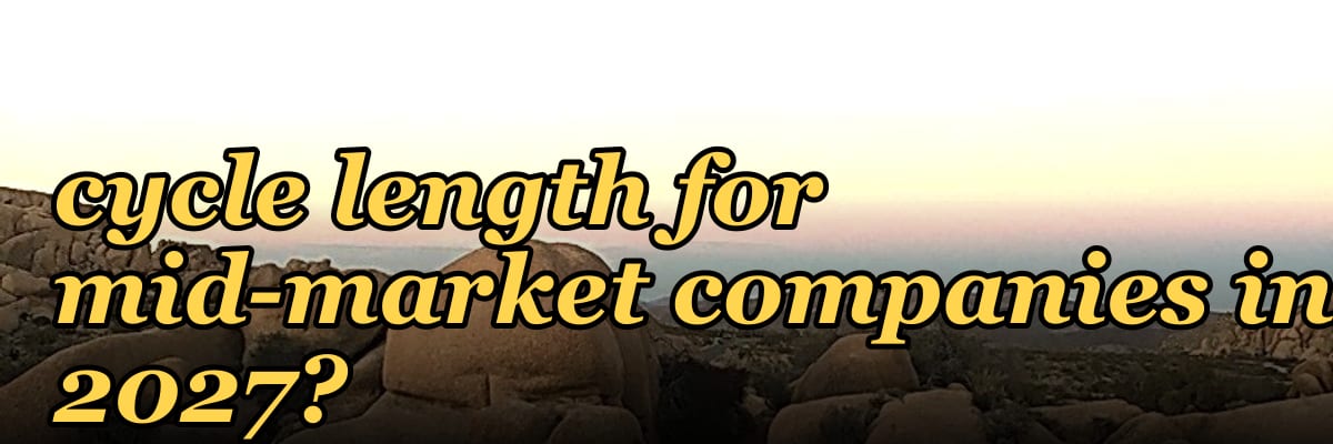How does the shift to consolidated vendor stacks impact the sales cycle length for mid-market companies in 2027?