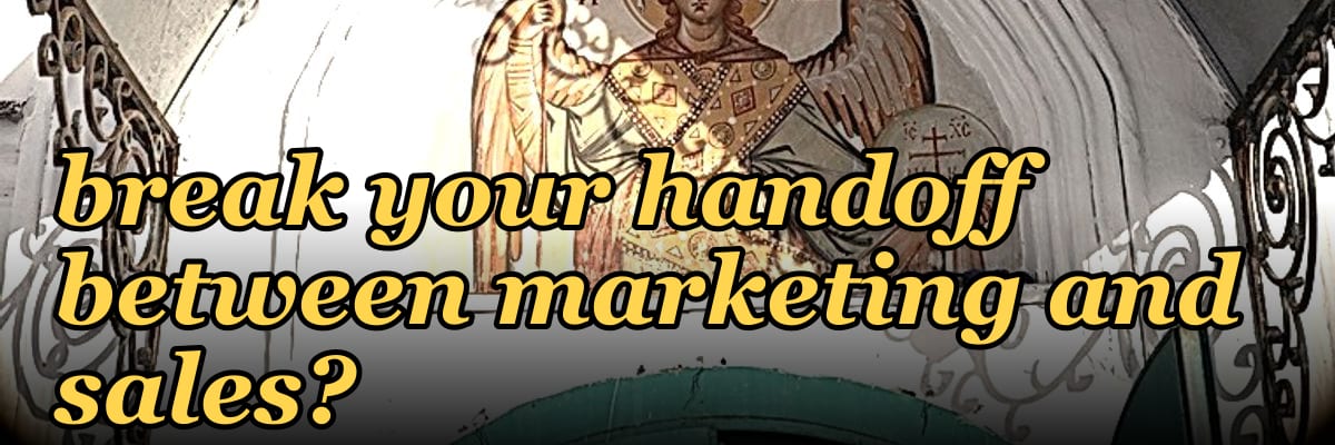 Which 2027 vendor consolidation move will break your handoff between marketing and sales?