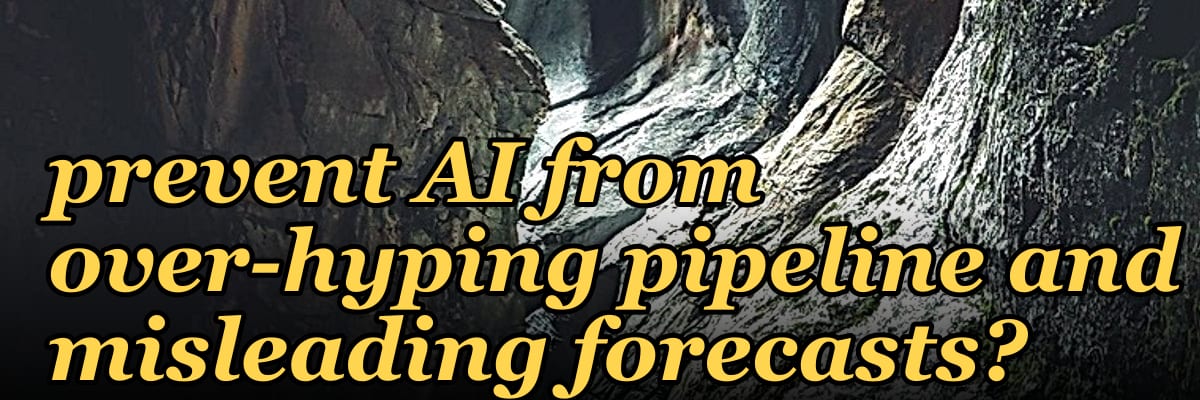How can RevOps in 2027 prevent AI from over-hyping pipeline and misleading forecasts?