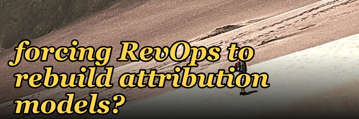 Which 2027 vendor consolidation trends are forcing RevOps to rebuild attribution models?