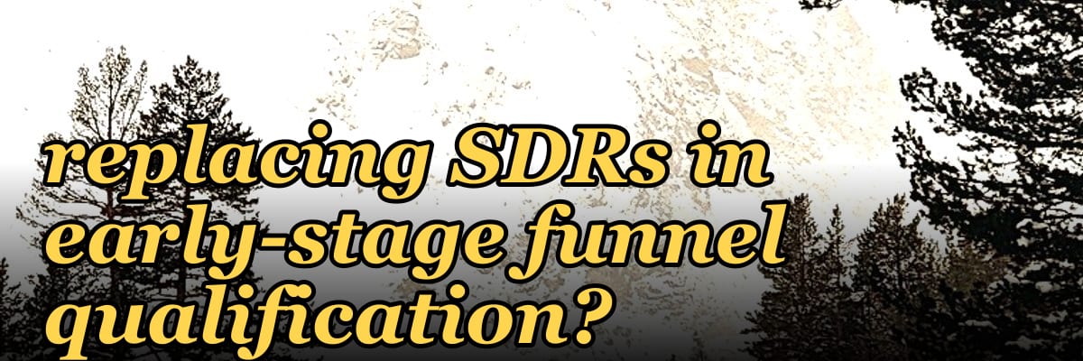 Which 2027 AI agents are replacing SDRs in early-stage funnel qualification?
