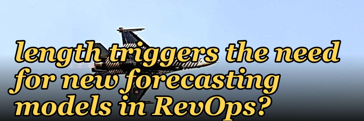 What 2027 sales cycle length triggers the need for new forecasting models in RevOps?