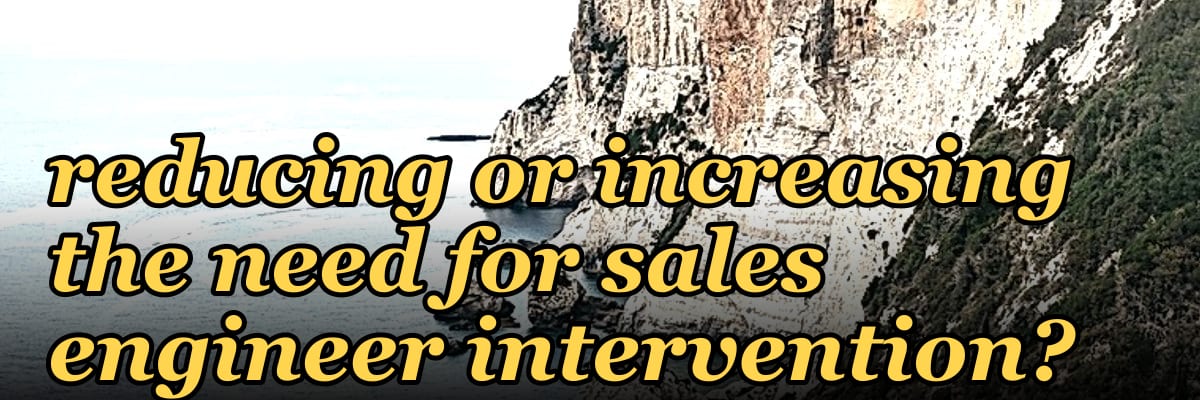 Is the 2027 trend of AI-coded product demos reducing or increasing the need for sales engineer intervention?