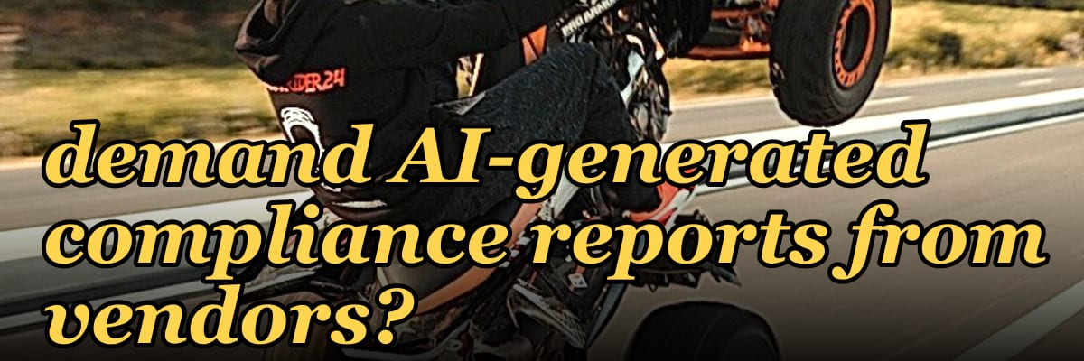 What hidden costs arise when buying committees demand AI-generated compliance reports from vendors?