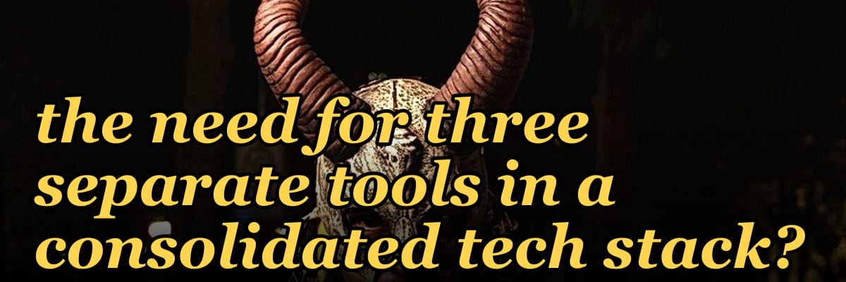 Can a single unified RevOps dashboard replace the need for three separate tools in a consolidated tech stack?