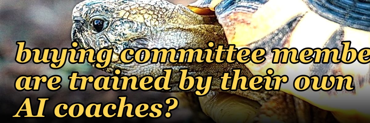 How should sales enablement evolve when buying committee members are trained by their own AI coaches?