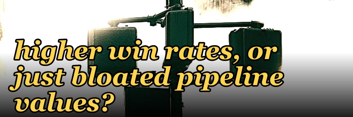 Are longer sales cycles in 2027 leading to higher win rates, or just bloated pipeline values?