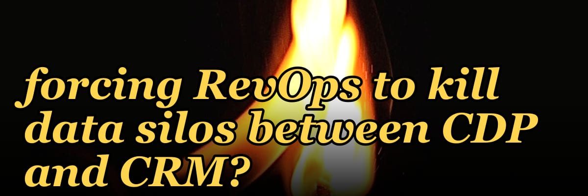 How is the 2027 vendor consolidation wave forcing RevOps to kill data silos between CDP and CRM?