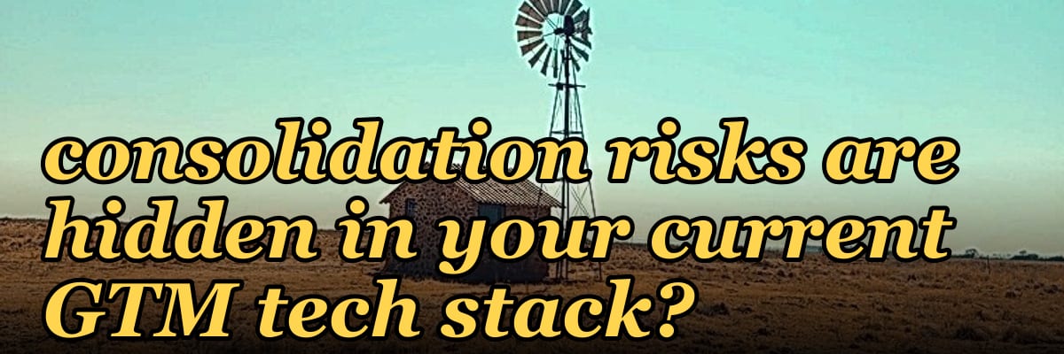 What specific vendor consolidation risks are hidden in your current GTM tech stack?