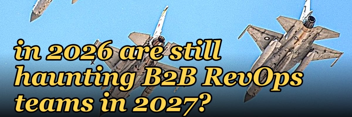 What specific vendor consolidation failures in 2026 are still haunting B2B RevOps teams in 2027?
