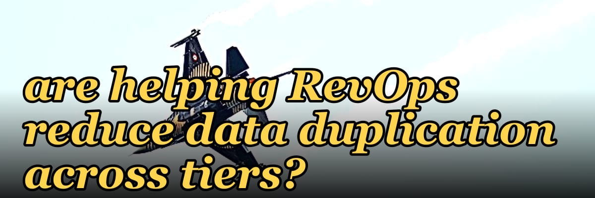 What vendor consolidation strategies are helping RevOps reduce data duplication across tiers?