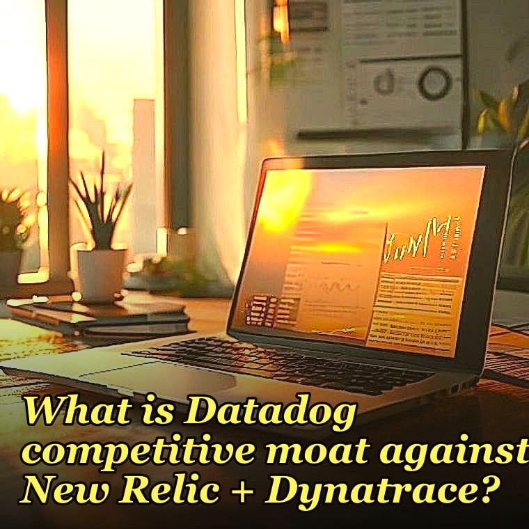 What is Datadog competitive moat against New Relic + Dynatrace?