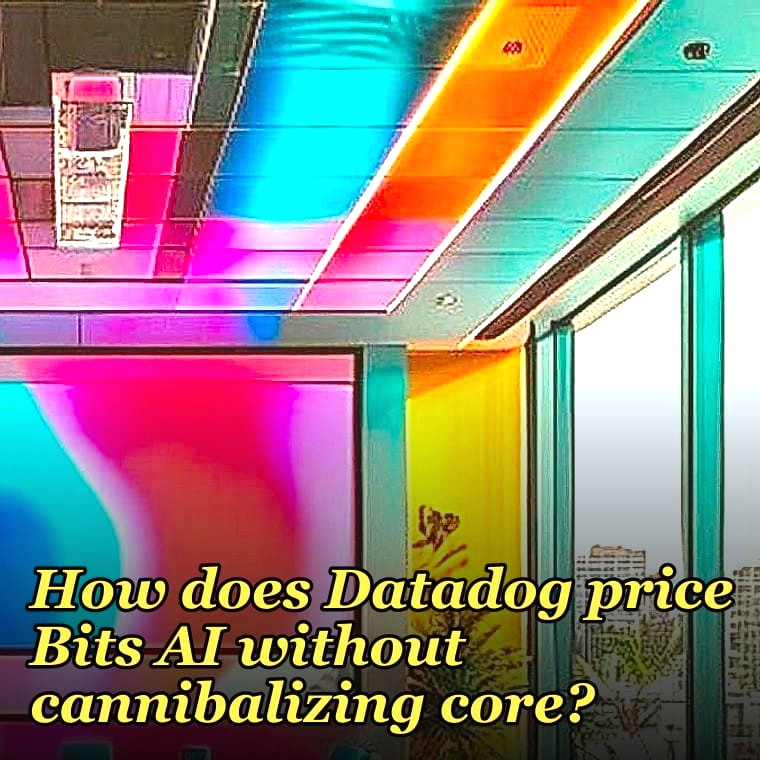 How does Datadog price Bits AI without cannibalizing core?