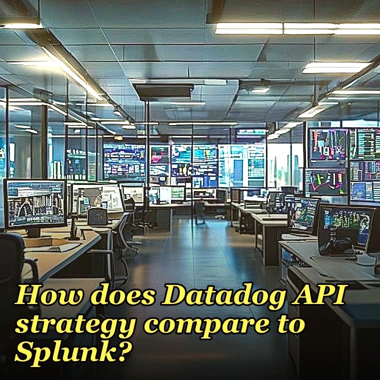 How does Datadog API strategy compare to Splunk?