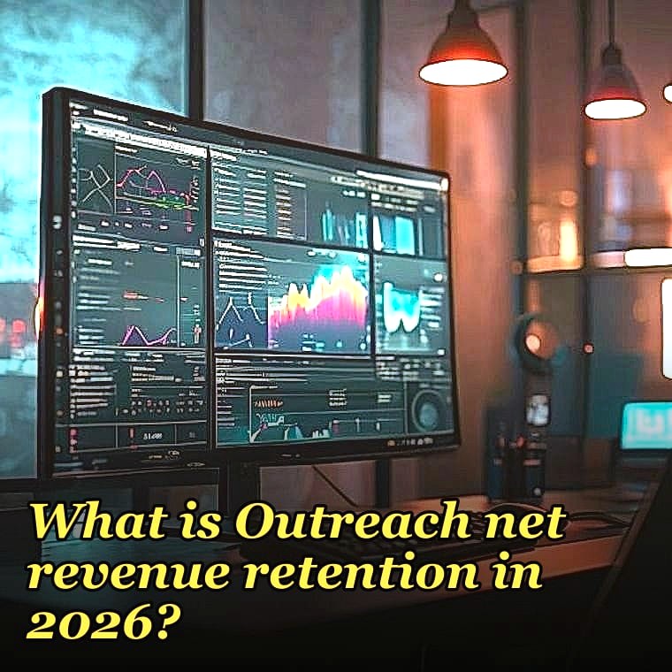 What is Outreach net revenue retention in 2026?