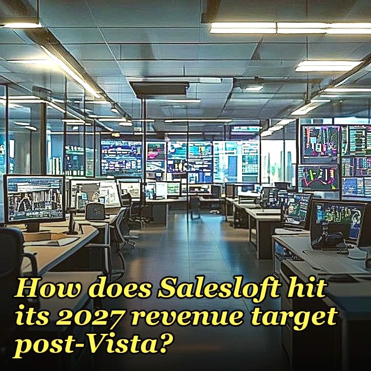 How does Salesloft hit its 2027 revenue target post-Vista?