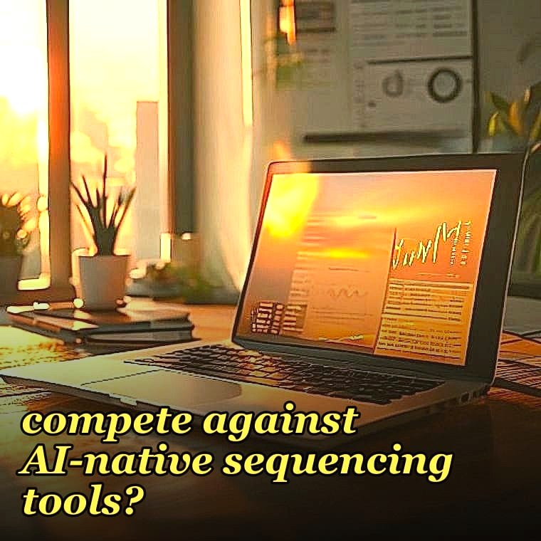 How does Salesloft compete against AI-native sequencing tools?