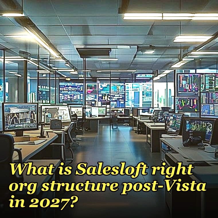 What is Salesloft right org structure post-Vista in 2027?