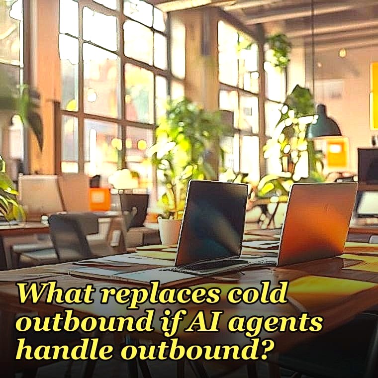 What replaces cold outbound if AI agents handle outbound?