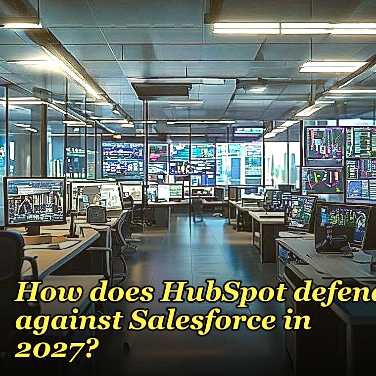 How does HubSpot defend against Salesforce in 2027?