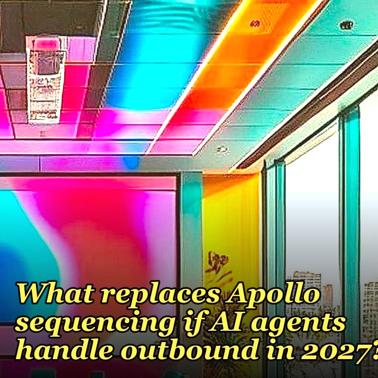What replaces Apollo sequencing if AI agents handle outbound in 2027?