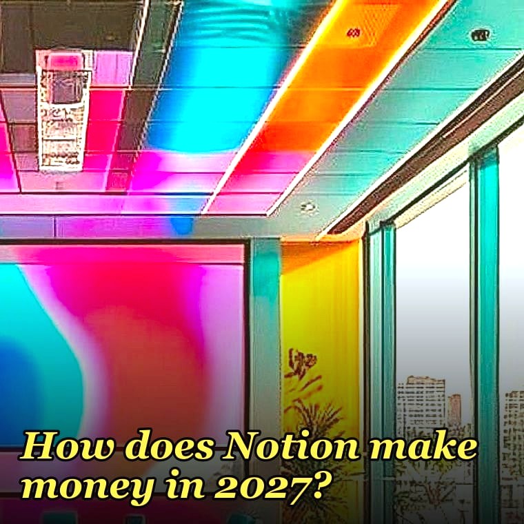 How does Notion make money in 2027?