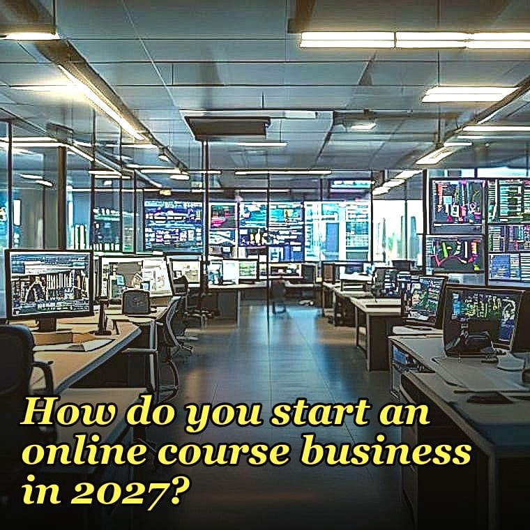 How do you start an online course business in 2027?