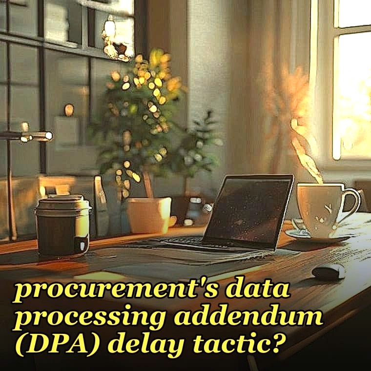 What's the playbook for staying ahead of procurement's data processing addendum (DPA) delay tactic?