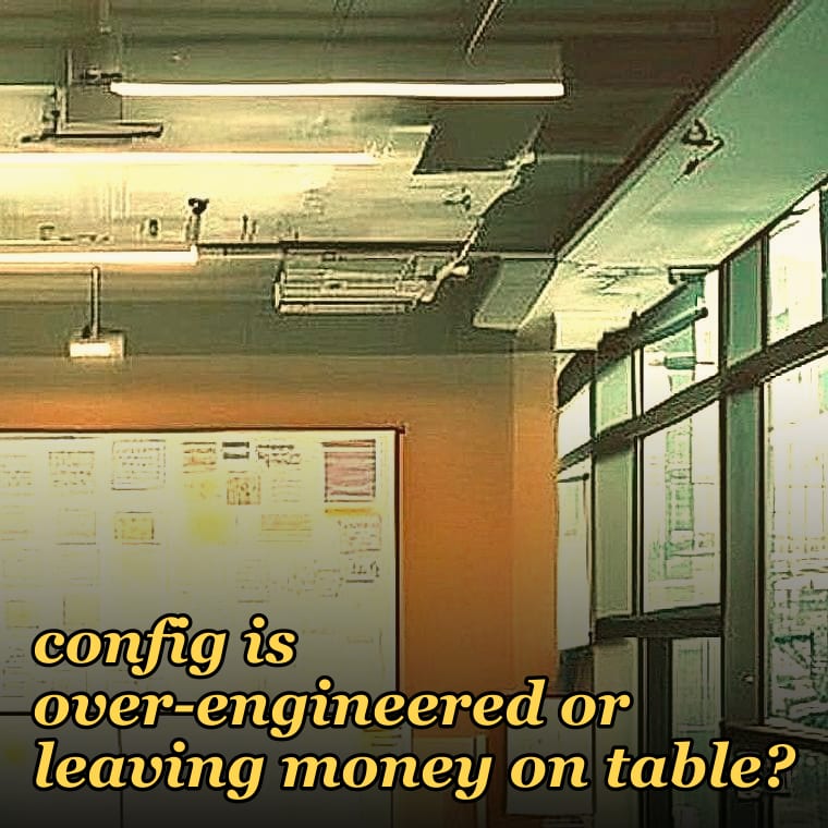 How do we measure whether our Salesforce config is over-engineered or leaving money on table?