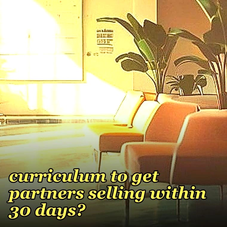 What's the fastest partner enablement curriculum to get partners selling within 30 days?