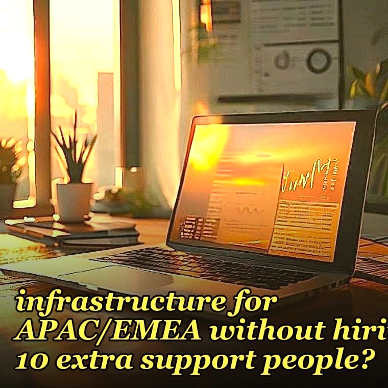 What's the multi-language sales infrastructure for APAC/EMEA without hiring 10 extra support people?