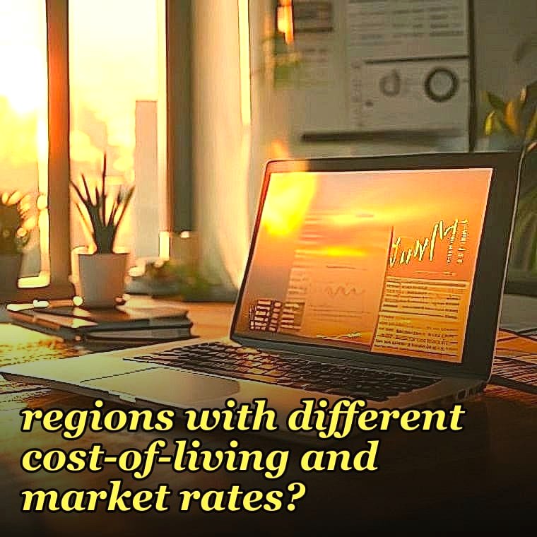 How do I structure AE compensation across regions with different cost-of-living and market rates?