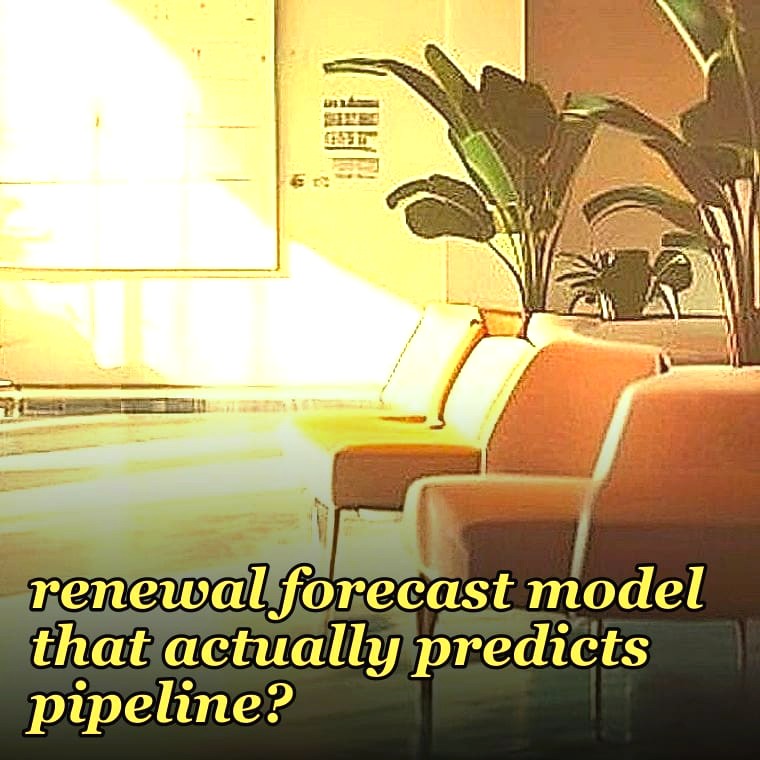 How should a CRO build a renewal forecast model that actually predicts pipeline?