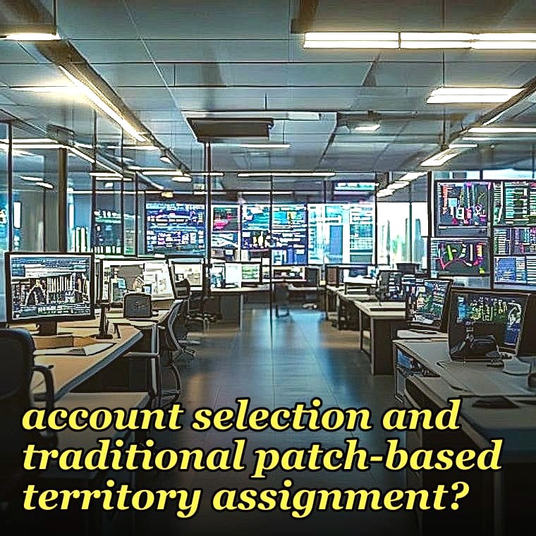 What's the difference between ABM-style account selection and traditional patch-based territory assignment?