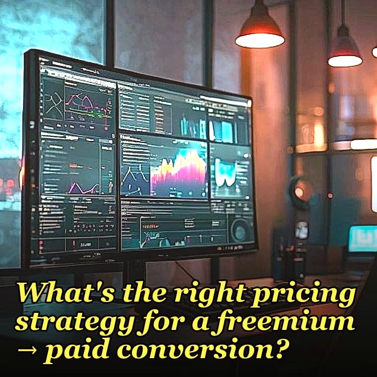 What's the right pricing strategy for a freemium → paid conversion?