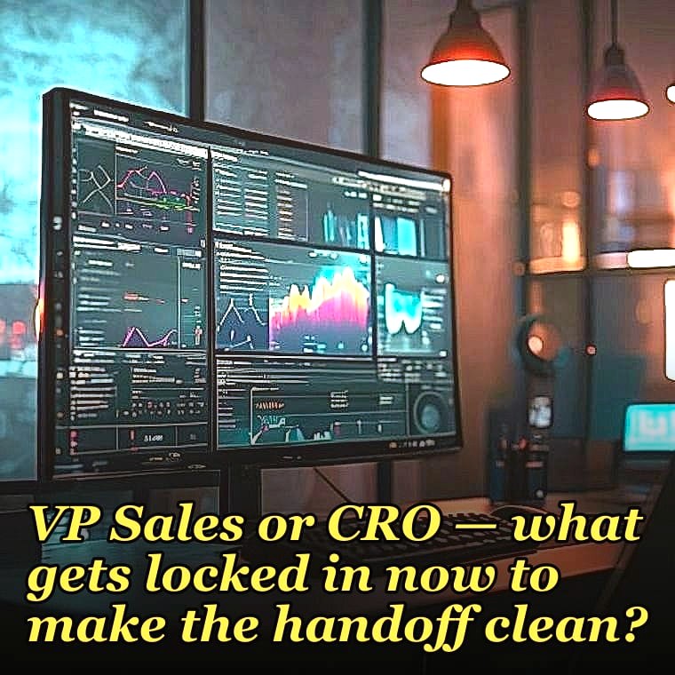 How should discount governance evolve as the company scales from founder-led to a hired VP Sales or CRO — what gets locked in now to make the handoff clean?