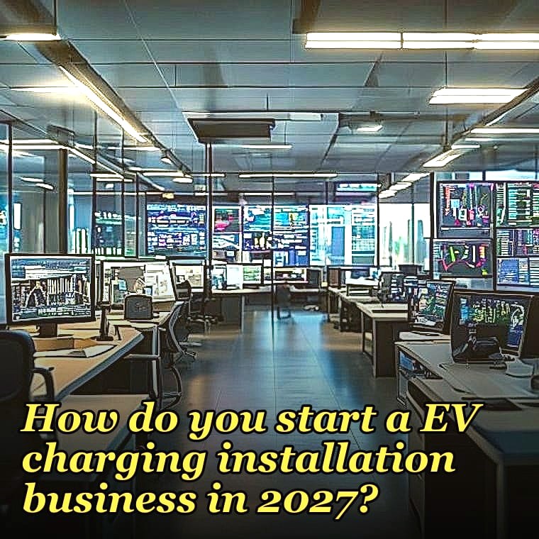 How do you start a EV charging installation business in 2027?