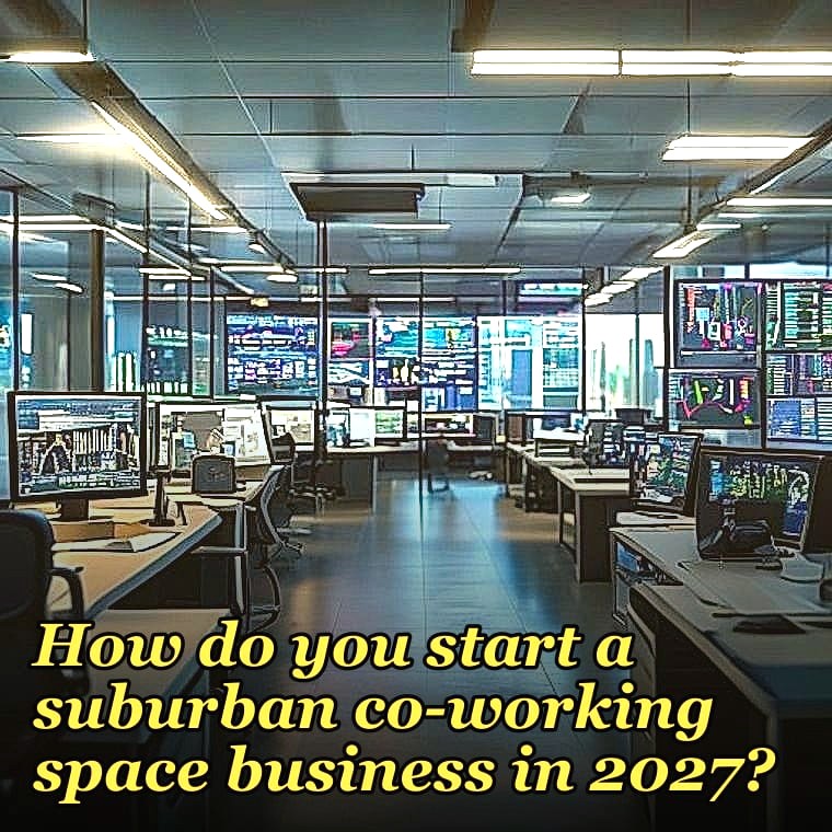 How do you start a suburban co-working space business in 2027?
