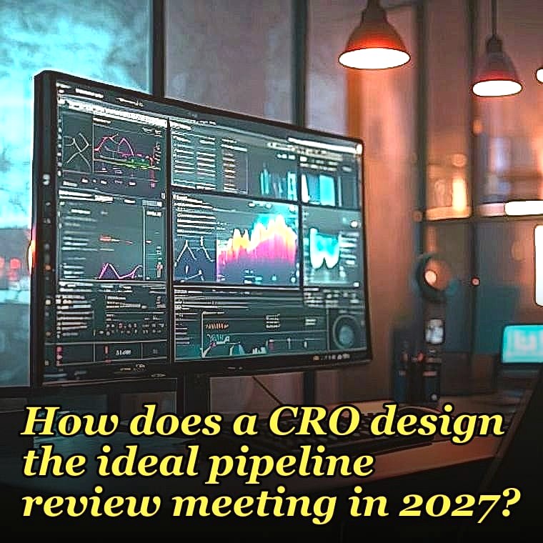 How does a CRO design the ideal pipeline review meeting in 2027?