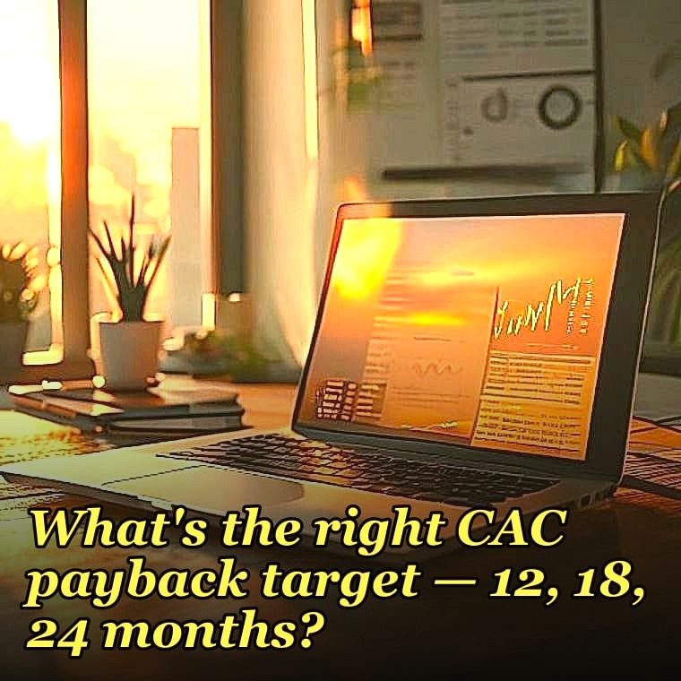 What's the right CAC payback target — 12, 18, 24 months?