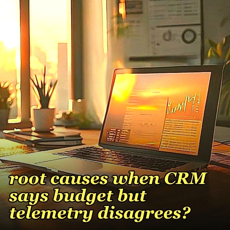 How do you analyze churn root causes when CRM says budget but telemetry disagrees?