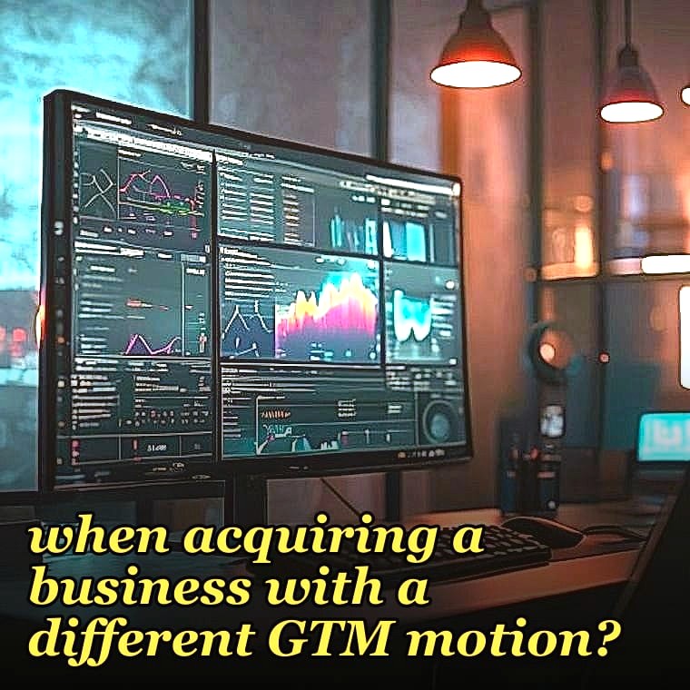 How do you align RevOps when acquiring a business with a different GTM motion?