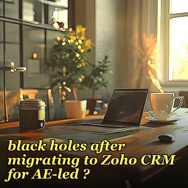 What CRM fields prove you fixed procurement black holes after migrating to Zoho CRM for AE-led ?