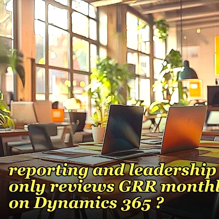 How do you alert on multi-thread gaps when parent-company rollup reporting and leadership only reviews GRR monthly on Dynamics 365 ?